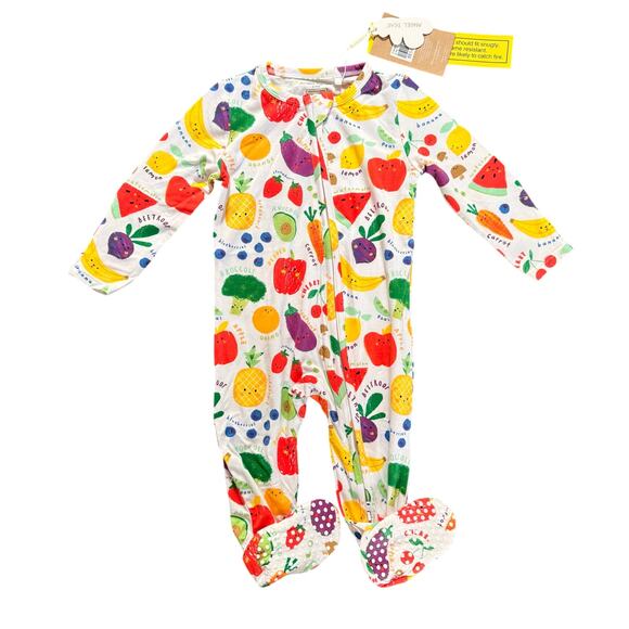 NWT - Angel Dear - 2 Way Zipper Footie - Size 6-9M - Picture 1 of 6